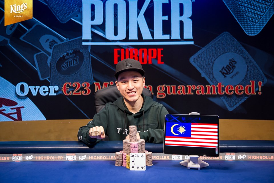 Objev sezóny? Chin Wei Lim dosáhl na první vítězství kariéry - a rovnou v €100k Diamond High Rolleru Objev sezóny? Chin Wei Lim dosáhl na první vítězství kariéry - a rovnou v €100k Diamond High Rolleru