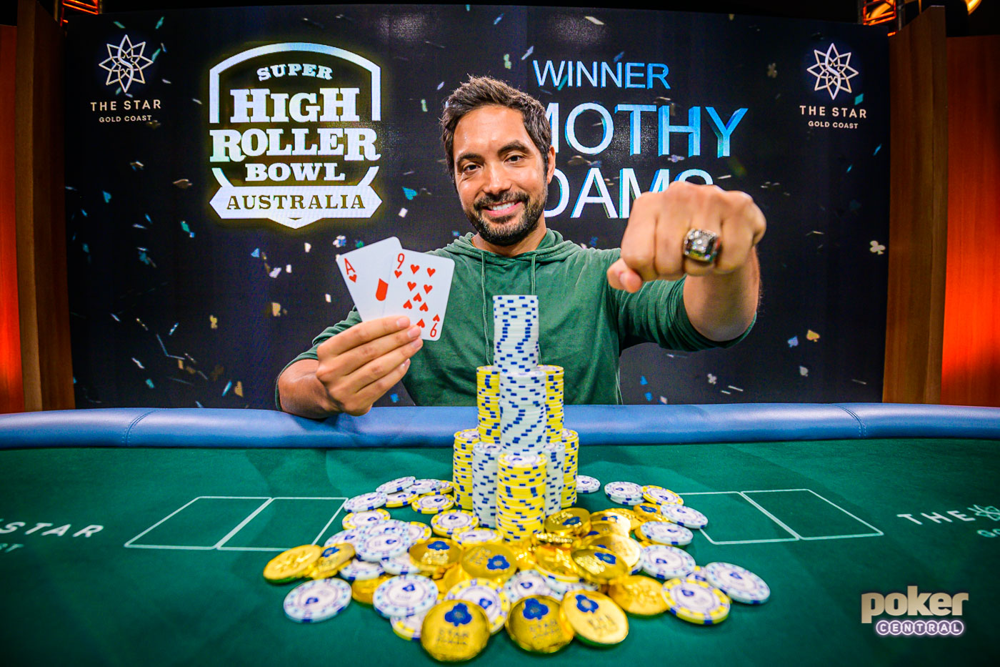 Australský Super High Roller Bowl kořistí Timothyho Adamse Australský Super High Roller Bowl kořistí Timothyho Adamse