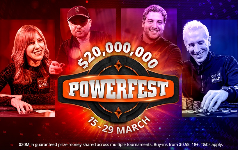 Ještě jeden týden. Powerfest na partypokeru prodloužen až do neděle Ještě jeden týden. Powerfest na partypokeru prodloužen až do neděle