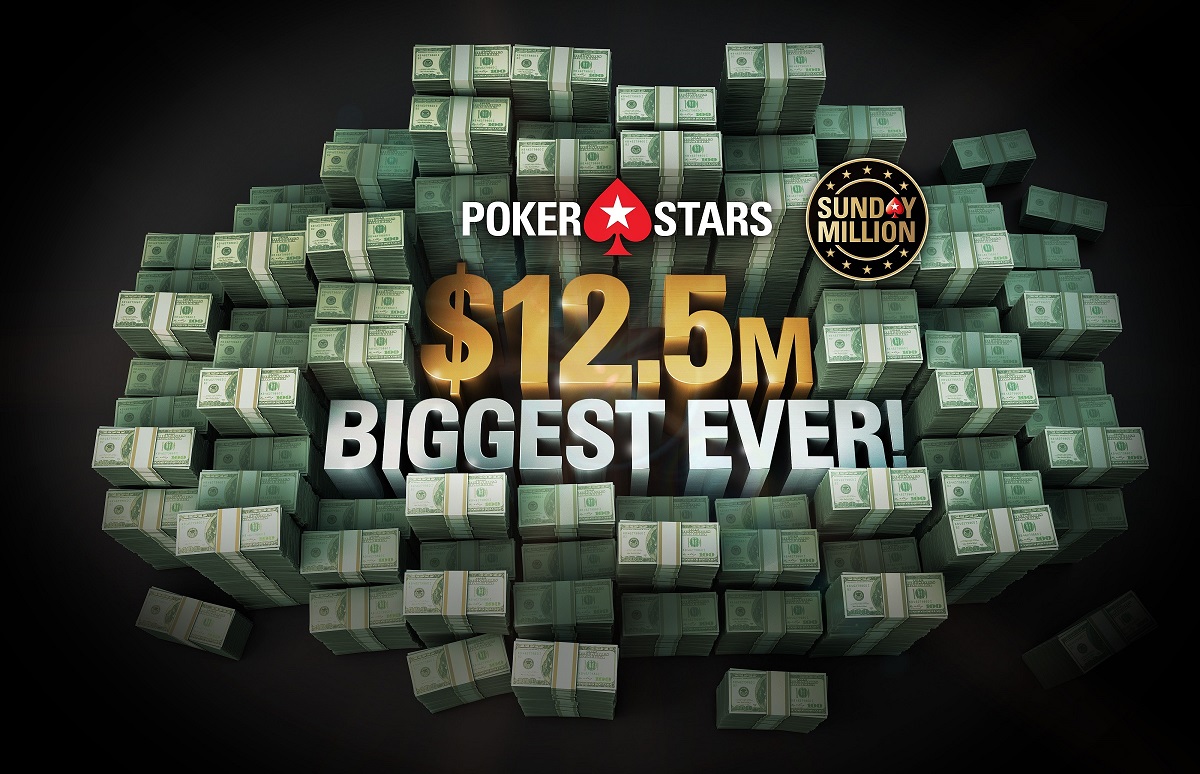 Už dnes! Sunday Million o $12.500.000 startuje v 18:00 Už dnes! Sunday Million o $12.500.000 startuje v 18:00