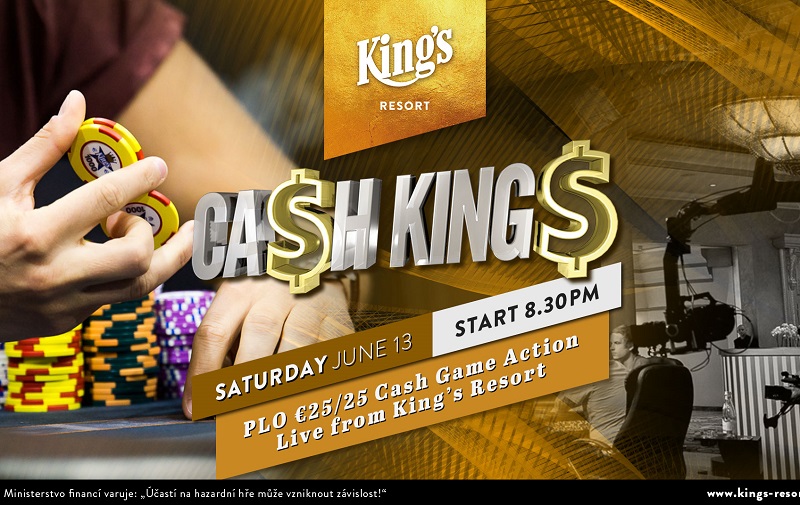 ŽIVĚ: Dnes další Cash King's, hrát se bude €25/€25 Pot-Limit Omaha ŽIVĚ: Dnes další Cash King's, hrát se bude €25/€25 Pot-Limit Omaha