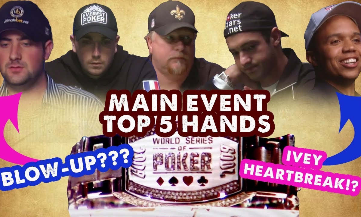 Velhduis, Ivey, Cada. Mrkněte na top 5 hand WSOP Main Eventu 2009