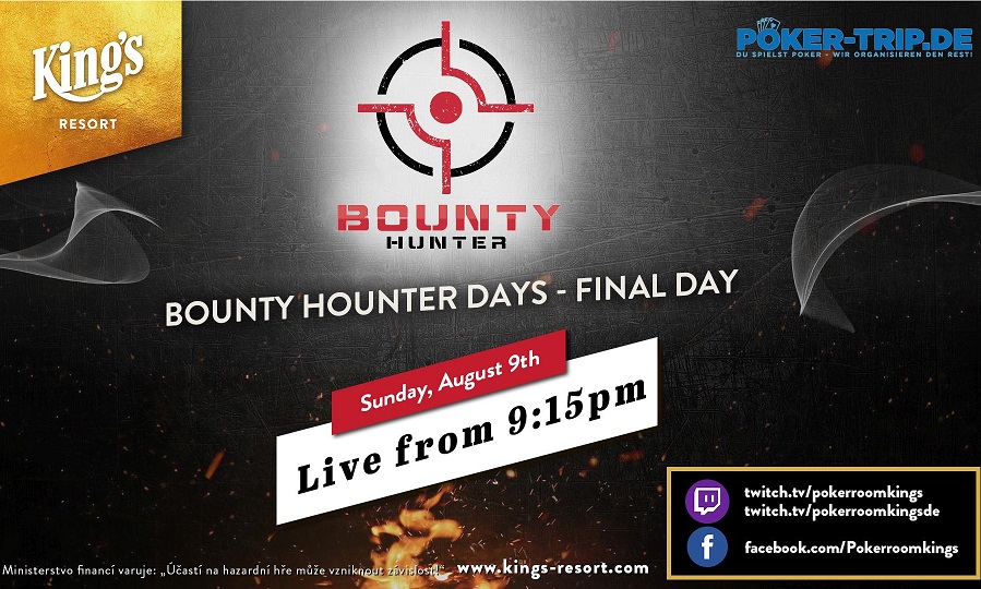 Záznam finále €200 Bounty Hunter Days Main Eventu Záznam finále €200 Bounty Hunter Days Main Eventu