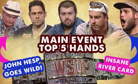 Mrkněte na top 5 hand WSOP Main Eventu 2017