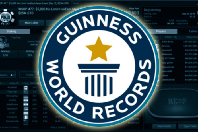 Main Event WSOP Online si našel cestu do Guinnessovky Main Event WSOP Online si našel cestu do Guinnessovky