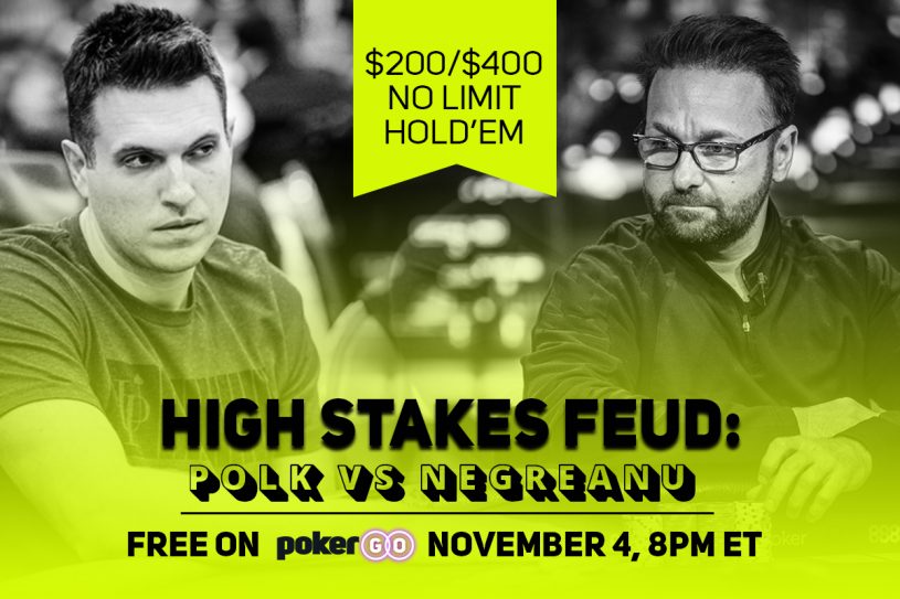 Negreanu a Polk se do sebe opřou v noci na čtvrtek, prvních 200 hand odehrají naživo Negreanu a Polk se do sebe opřou v noci na čtvrtek, prvních 200 hand odehrají naživo