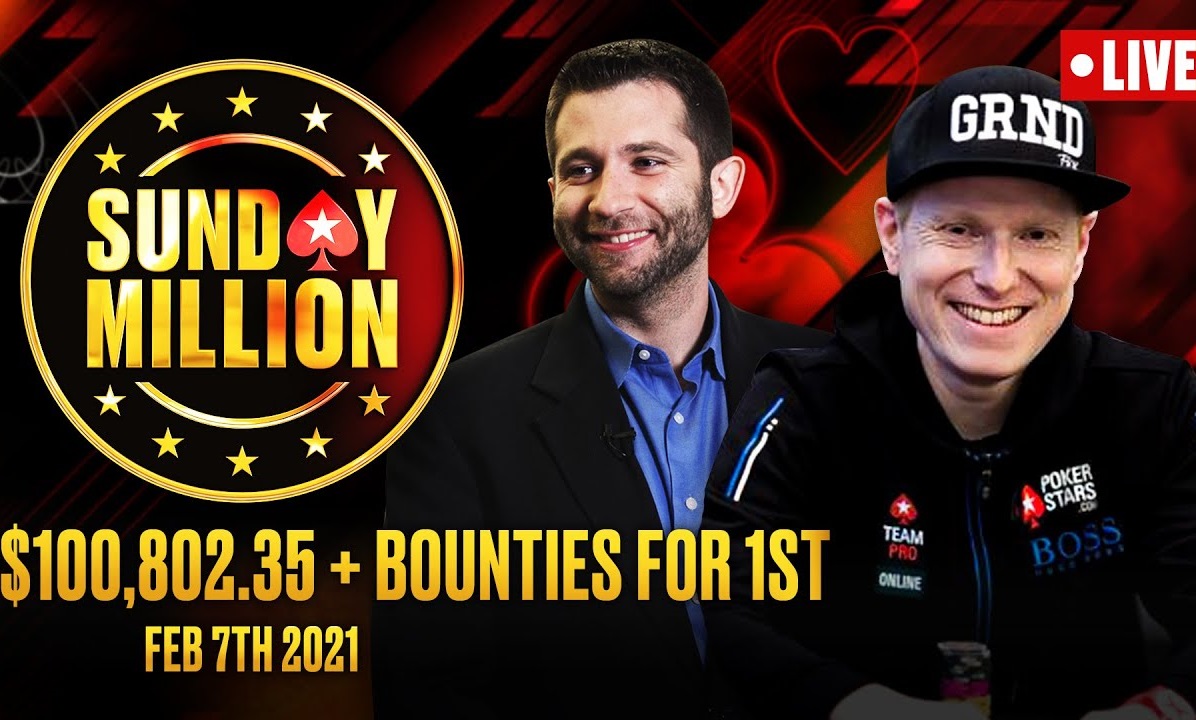 Záznam finále $215 Progressive KO Sunday Millionu Záznam finále $215 Progressive KO Sunday Millionu
