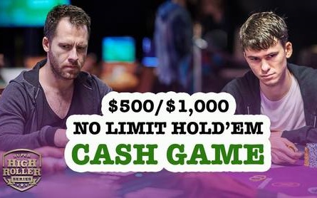 Video: $500/$1.000 Cash Game session ze Super High Roller Bowl Europe